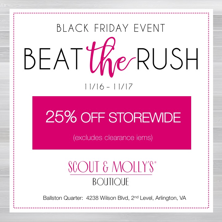 Early Black Friday Sale - Scout & Molly&#39;s Ballston