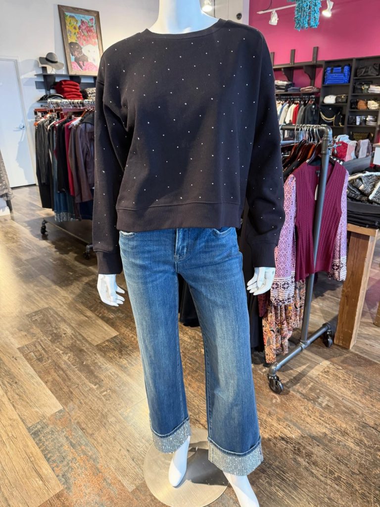 sparkly jeans with sparkle sweater