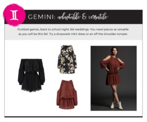Fall 2018 Fashion on Your Horoscope - Gemini