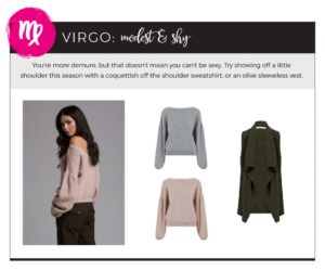 Fall 2018 Fashion on Your Horoscope - Virgo