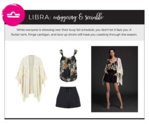 Fall 2018 Fashion on Your Horoscope - Libra