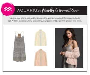 Fall 2018 Fashion on Your Horoscope - Aquarius