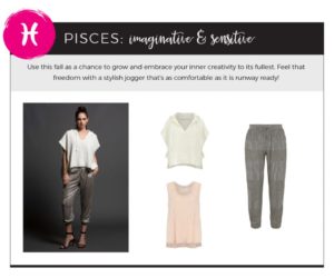 Fall 2018 Fashion on Your Horoscope - Pisces