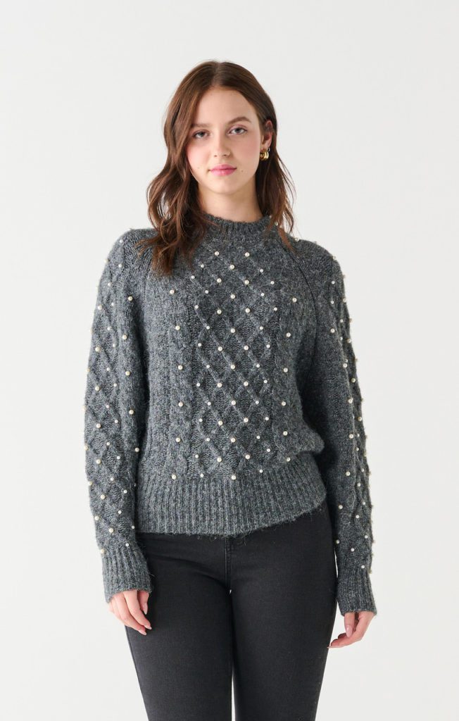 dex cable knit sweater