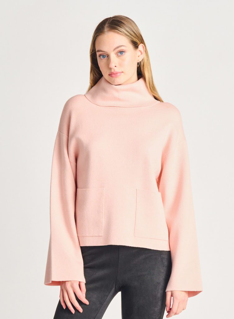 dex funnel neck sweater