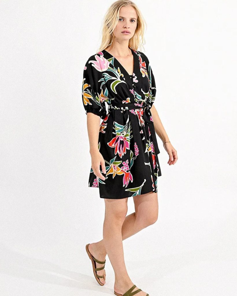 flowery dress from boutique