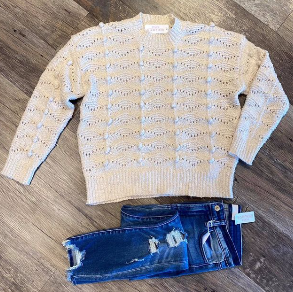 Cozy Sweater and Jeans Scout & Molly's Boutique
