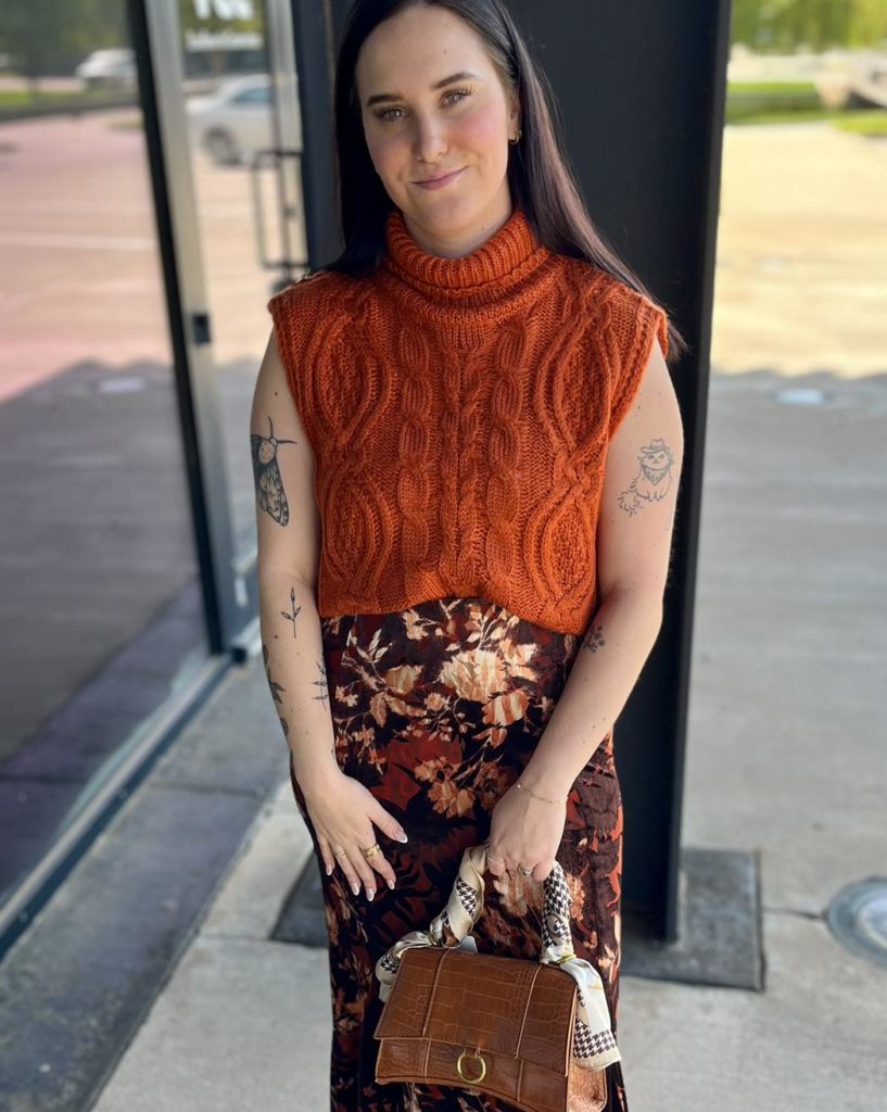 orange sweater okc