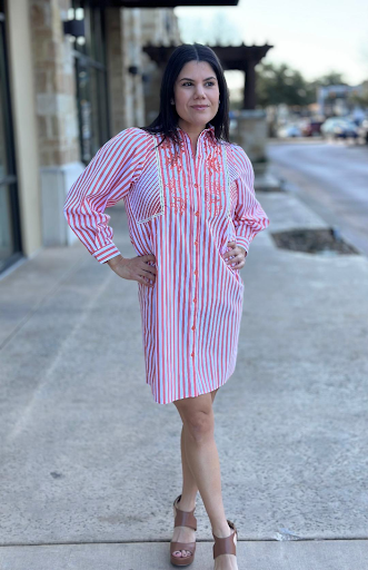 esqualo-button-down-shirt-dress