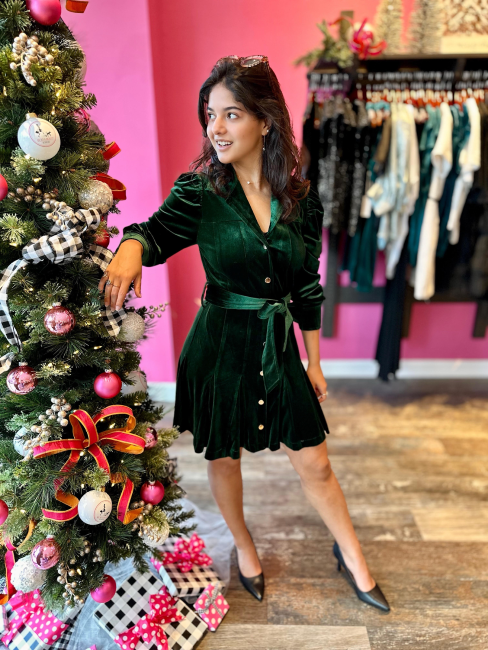 button down dress by Dolce Cabo