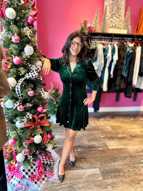 button down dress by Dolce Cabo
