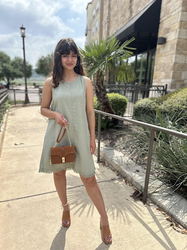 astrid linen dress
