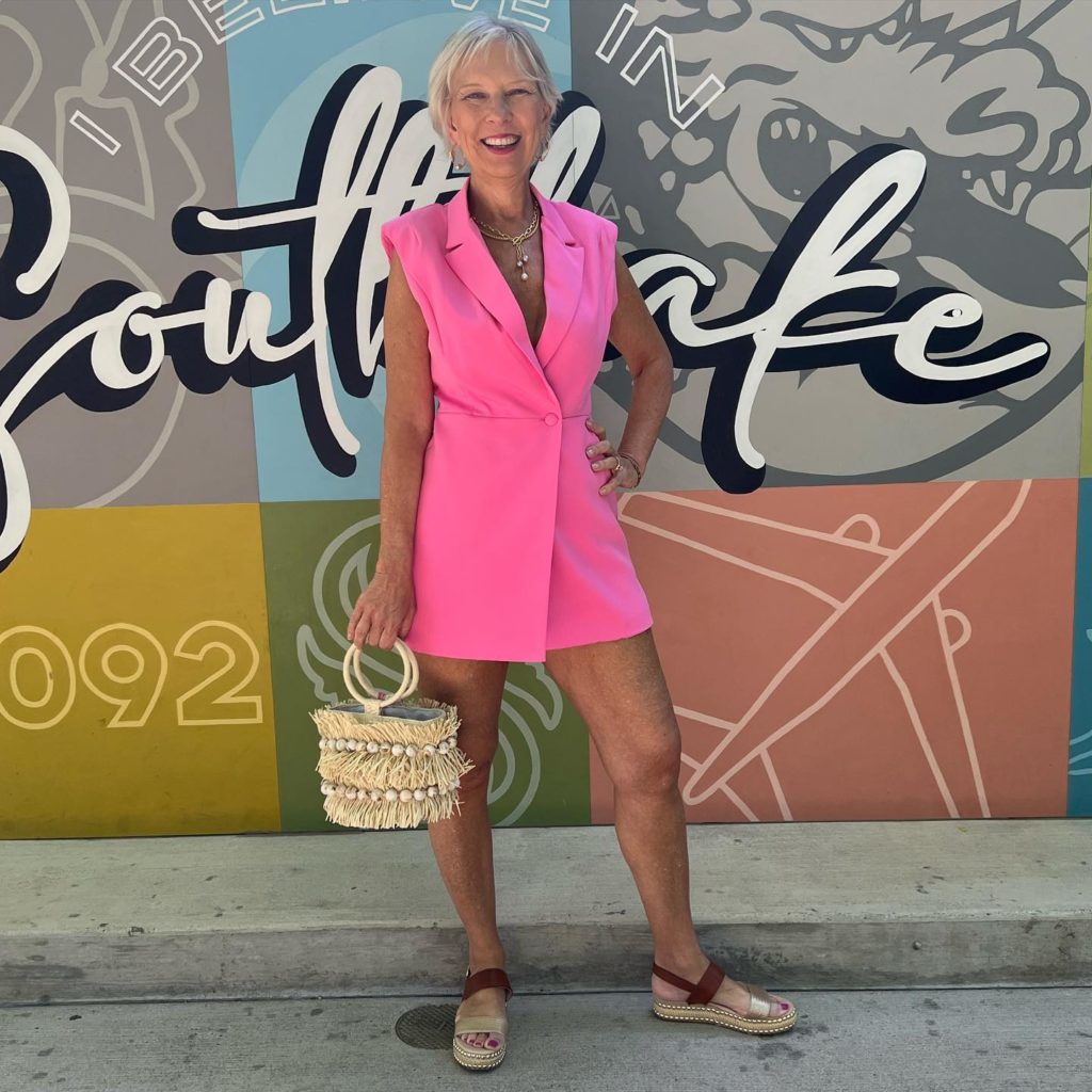 Hot Pink Romper from Scout & Molly's Southlake