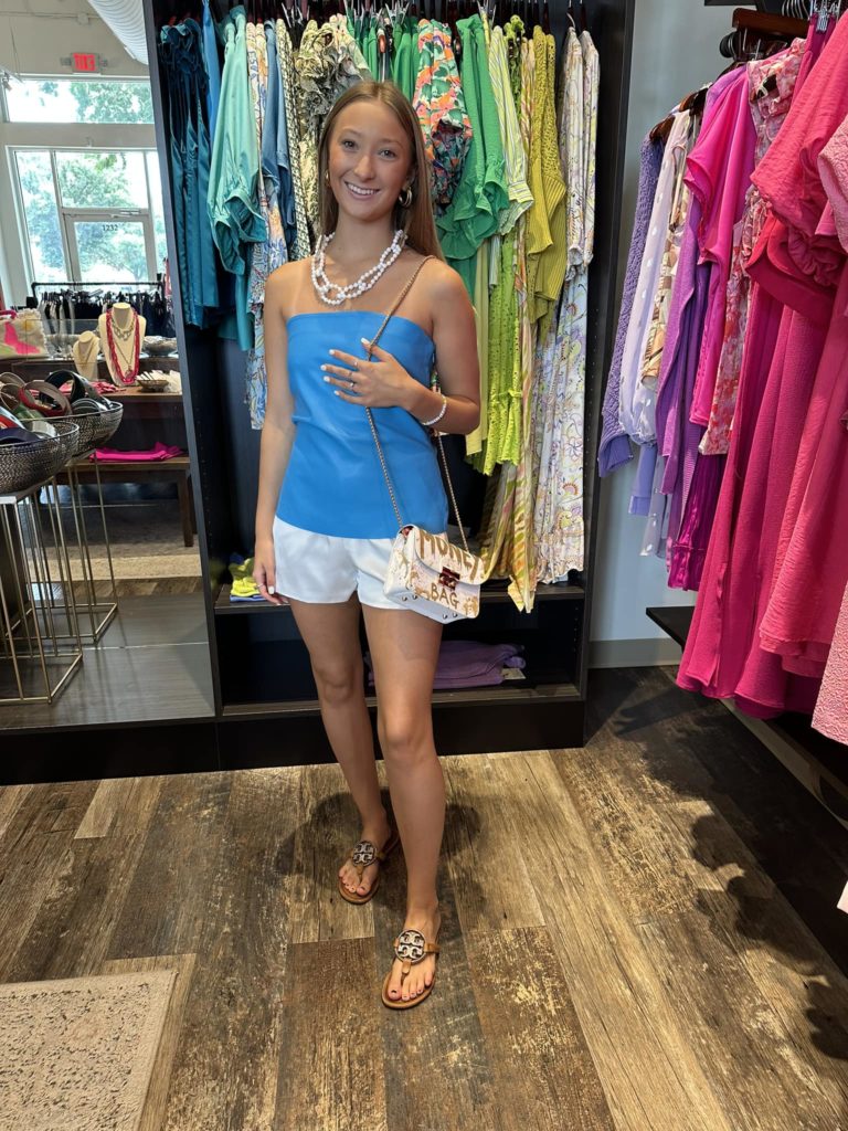 Blue Top from Scout & Molly's Southlake