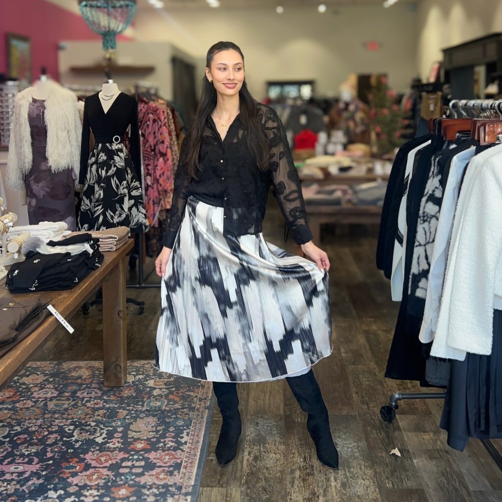 powerly skirt at charlotte boutique