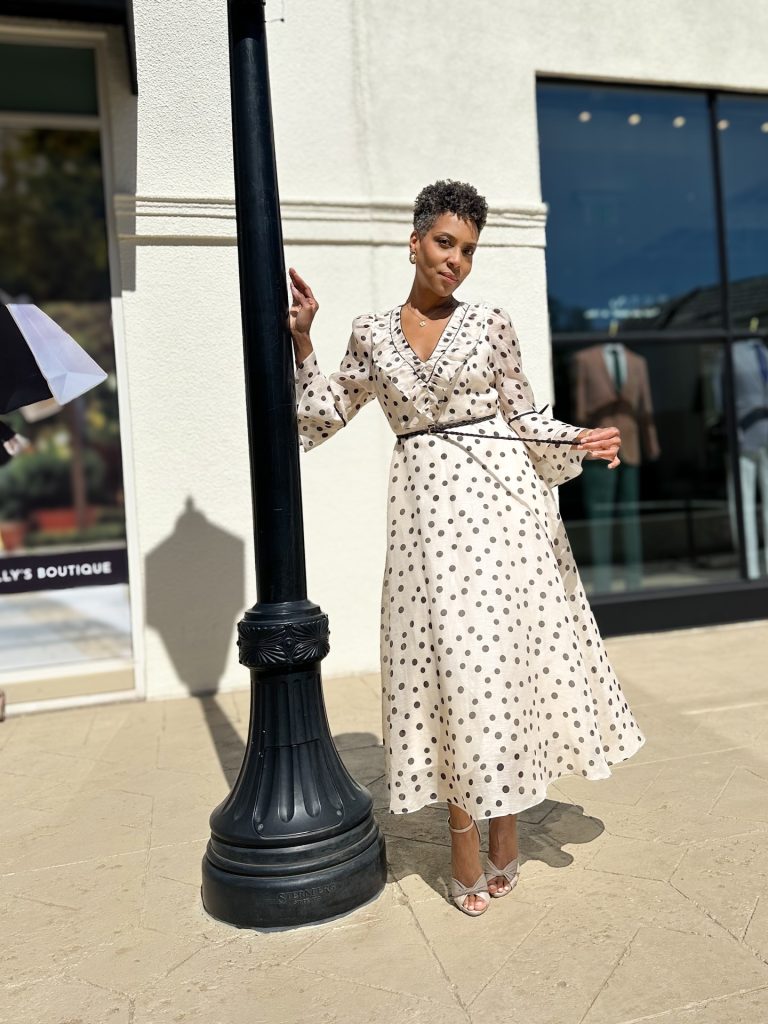 polka dot boutique dress in charlotte
