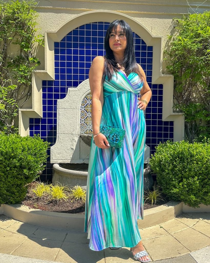 colorful boutique dress