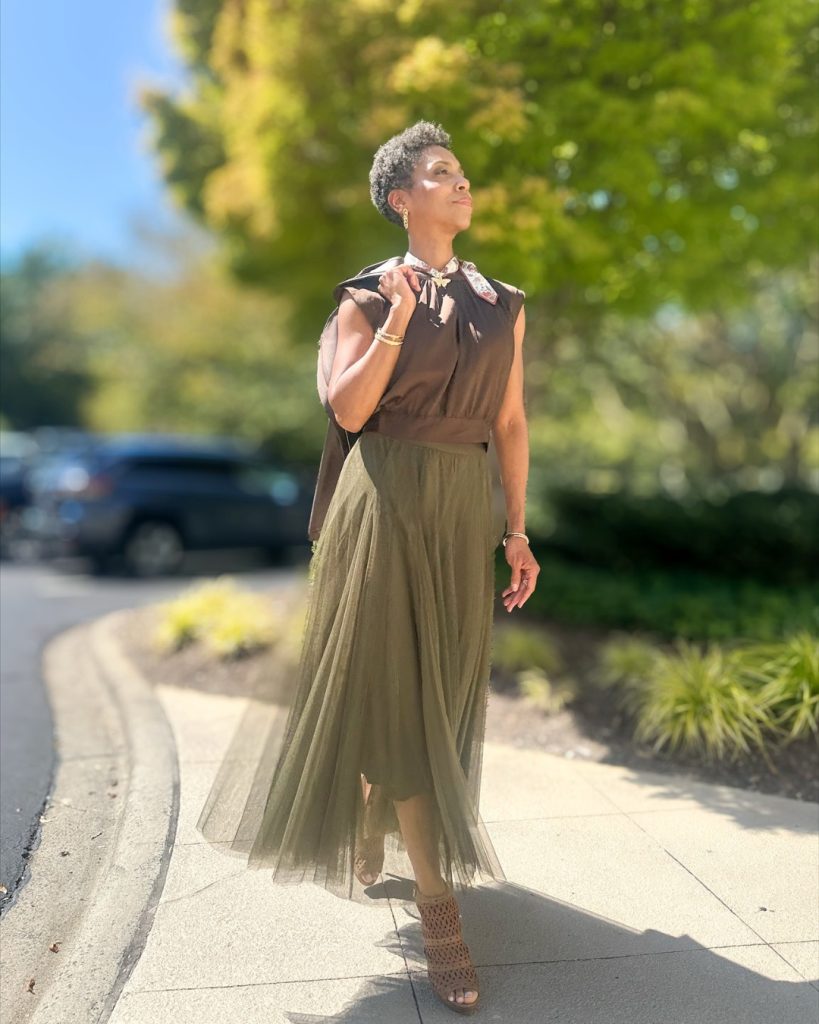 brown maxi dress perfect for thanksgiving available at scout & molly's boutiques
